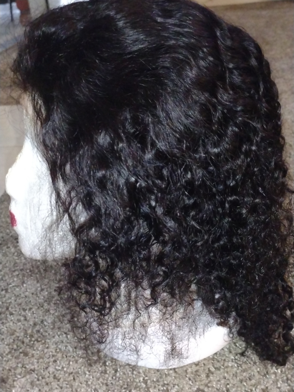 Silkwave 360° Glueless Curly Wig - Black - - Picture 6 of 15